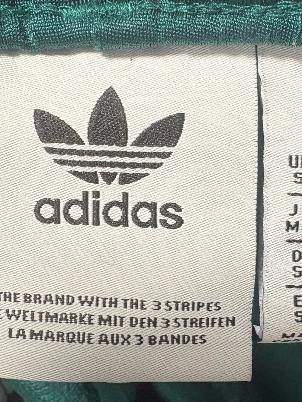 adidas Teal Green Three-Stripe Track Jacket and Pants - Picture 9 of 11